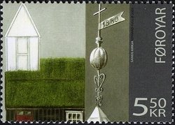 Stamp, Architecture, Faroe Islands,  , Architecture