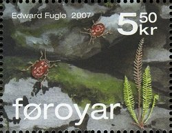 Stamp, Life in a Stone Fence, Faroe Islands,  , Animals (Fauna)