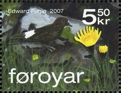Stamp, Life in a Stone Fence, Faroe Islands,  , Animals (Fauna)