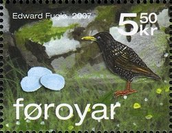 Stamp, Life in a Stone Fence, Faroe Islands,  , Animals (Fauna)