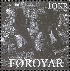 Stamp, The Magical Worlds of Elinborg Lützen, Faroe Islands,  , Mythology