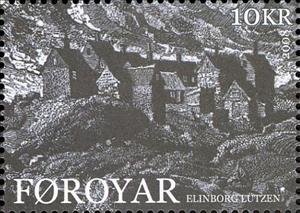 Stamp, The Magical Worlds of Elinborg Lützen, Faroe Islands,  , Mythology