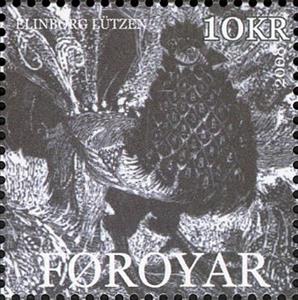 Stamp, The Magical Worlds of Elinborg Lützen, Faroe Islands,  , Mythology