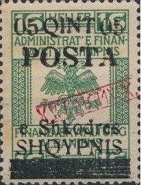 Revenues of the Austrian Administration with Eagle drawing a