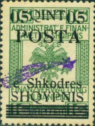 Revenues of the Austrian Administration with Eagle drawing a