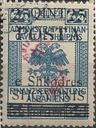 Revenues of the Austrian Administration with hollow Eagle dr