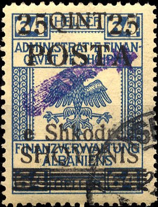 Revenues of the Austrian Administration with hollow Eagle dr
