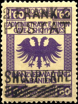 Revenues of the Austrian Administration with black or purple
