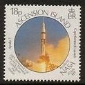 Stamp, Launch,Cape Kennedy, Ascension Island,  , Rockets
