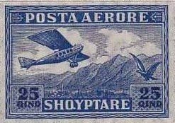 Airplane crossing Mountains