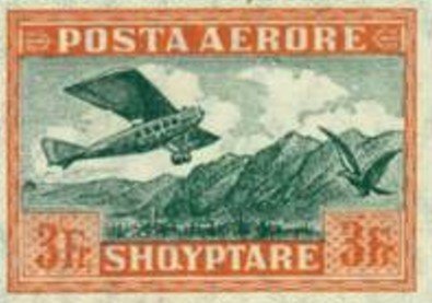 Airplane crossing Mountains
