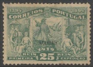 Stamp, Prince Henry as leader of the fleet, Azores,  