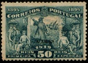 Stamp, Prince Henry as leader of the fleet, Azores,  