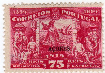 Stamp, Prince Henry as leader of the fleet, Azores,  