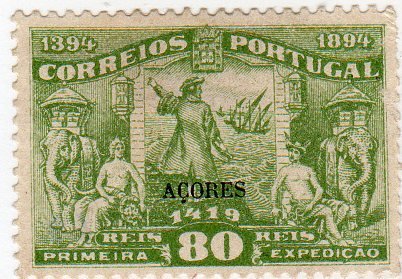Stamp, Prince Henry as leader of the fleet, Azores,  