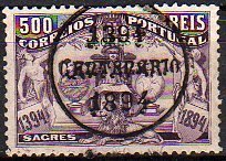 Stamp, Prince Henry studying nautical charts, Azores,  