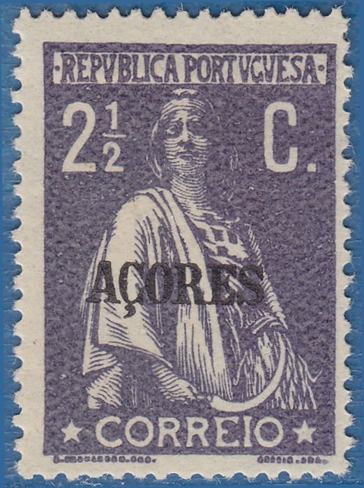 Ceres Issue of Portugal Overprinted in Black or Carmine