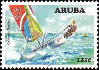 Stamp, Catamaran Regatta, Aruba,  , Sport