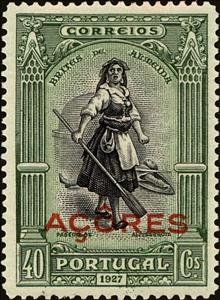 Stamp, Brites de Almeida, Azores,  