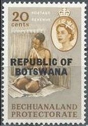 Stamp, Musician, Botswana,  , Music, Musical Instruments