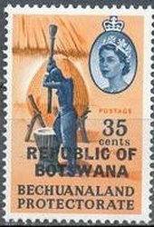 Stamp, Maize-rammer, Botswana,  