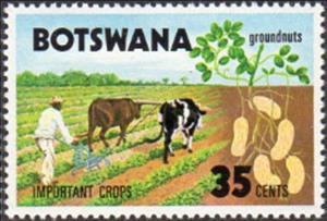 Stamp, Peanuts, Botswana,  