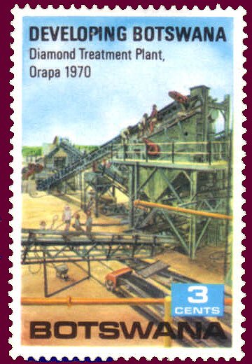 Diamond treatement plant