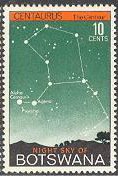 Stamp, Centaur, Botswana,  