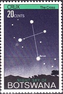 Stamp, Southern Cross, Botswana,  