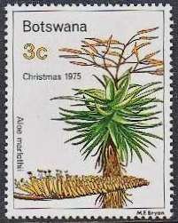 Stamp, Aloe marlothi, Botswana,  