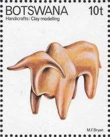 Clay buffalo