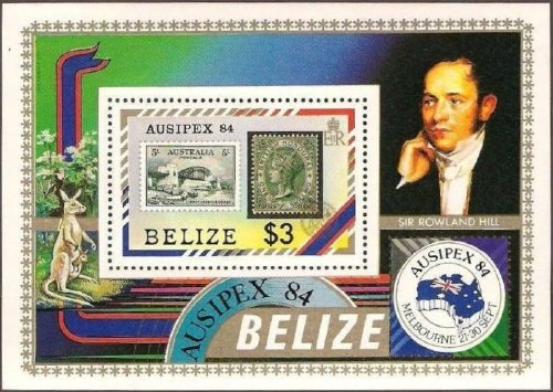 Stamps of Australia from 1932 and British Honduras from 1866