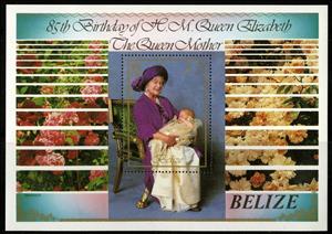 Souvenir Sheet, Holding Prince Henry, Belize,  , Royalty