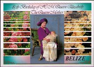 Souvenir Sheet, Overprinted in Silver, Belize,  
