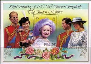 Souvenir Sheet, Overprinted in Silver, Belize,  