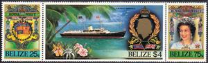 Se-tenant, Strip of 3, Belize,  