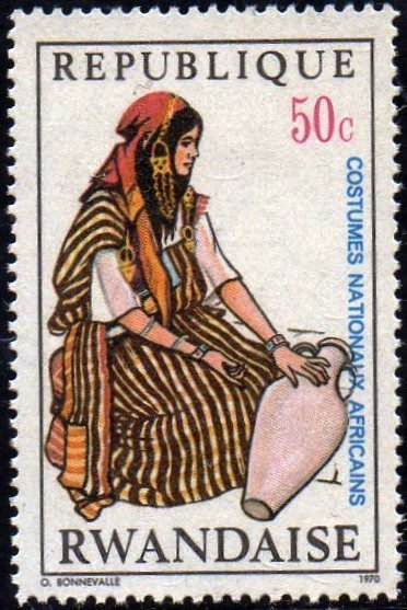 Woman water carrier, Tunisia