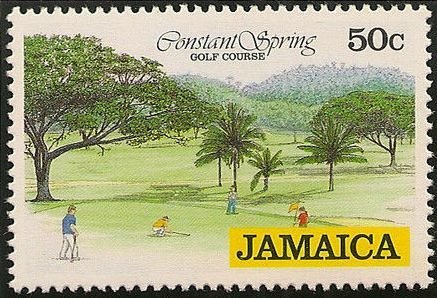 Stamp, Constant Spring, Jamaica,  , Trees, Sport, Golf