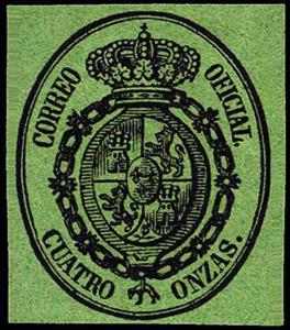 Stamp, Coat of Arms (Oficial), Spain,  , Coats of Arms