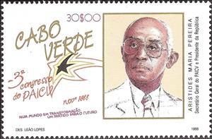 Stamp, 3rd Congress of PAICV, Cabo Verde,  