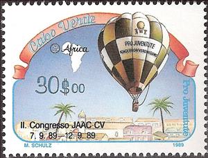 Stamp, II Congress of JAAC-CV, Cabo Verde,  
