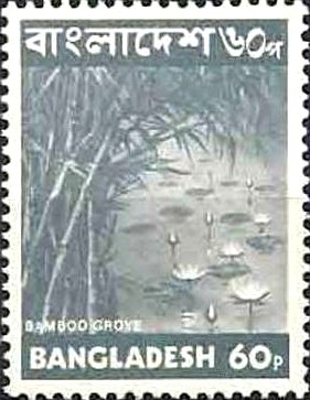 Bamboo grove & Waterlilies
