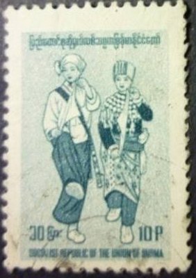 Tribal man and woman