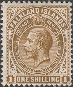 Stamp, King George V., Falkland Islands,  