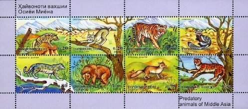 The Predatory Animals of Middle Asia - MiNo. 384-91A