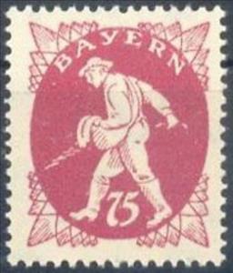 Stamp, Sower, German States,  
