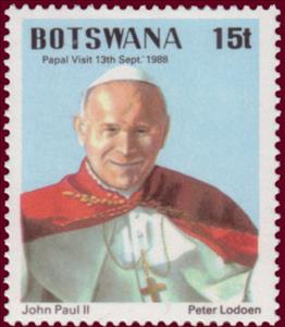 Stamp, Portrait, Botswana,  