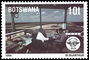 Inside control tower