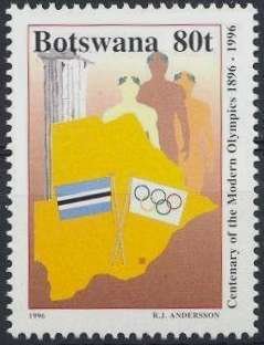 Map and flag