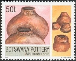 Finished Mbukushu pots